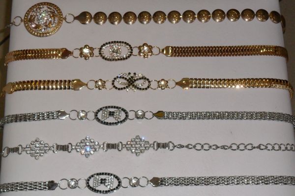 Cinto de Strass Dourado ou Prateado